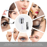 20X Magnifying Hand Mirror Two Sided Use for Makeup Application, Tweezing, and Blackhead/Blemish Removal (15 cm Silver) - Rear View