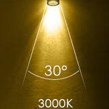 3 x LED Spotlights Powered Solar Garden Lights Outdoor Waterproof (Warm White) - Extra Image