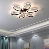 Modern LED Chandelier Light Fixture (90 cm) - 45-Degree Angle