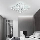 Modern LED Ceiling Light Dimmable with Remote Control - Front View