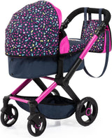 Combi Doll Pram , Bag ,Black ,Pink ,Fairy - Top-Down View
