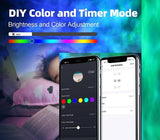 Star Projector Galaxy Light Bedroom connected with Alexa and Google Home - Top-Down View