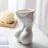 Feminine Body Vase Ceramic Home Decor - Side View