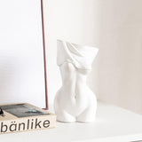 Feminine Body Vase Ceramic Home Decor - Close-Up Angle
