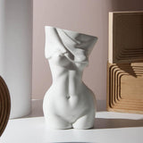 Feminine Body Vase Ceramic Home Decor - Low Angle