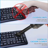 Mini Portable Vacuum Cleaner for Computers, Makeup Bag - Front View