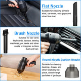 Mini Portable Vacuum Cleaner for Computers, Makeup Bag - Side View
