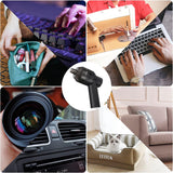 Mini Portable Vacuum Cleaner for Computers, Makeup Bag - Top-Down View