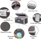 Portable Combination Medicine Box (Coffee/Large) - Top-Down View