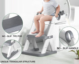 Potty Training Seat Ladder, Kids Boys Girls, Grey - 45-Degree Angle