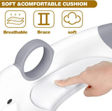 Potty Training Seat Ladder, Kids Boys Girls, Grey - Rear View