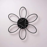 Modern LED Chandelier Flush Mount Lamp Remote Control (60cm) - Rear View