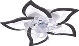 Modern Low Profile Ceiling Light Fan with Remote & App Control - 69cm, 6 Speed, 3 Color Options - Close-Up Angle