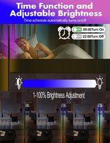 Dynamic RGB Smart Floor Lamp with Voice Control and Customizable Lighting - 45-Degree Angle