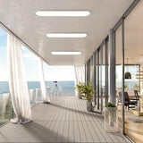 Dimmable LED Ceiling Light, 48W White - Close-Up Angle