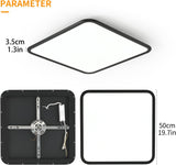 Dimmable LED Ceiling Light, 40W Anti Blue - Rear View