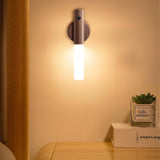 Motion Sensor Wall Light Indoor, LED Rechargeable, 2pcs - Close-Up Angle