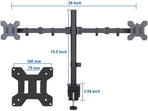 360 Degree Rotation Dual LCD LED Monitor Desk Mount Stand Fits 2 Screens Up to 27"