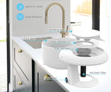 Smart Pet Water Fountain for Cats & Dogs, 2.5L - 45-Degree Angle