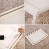 Multifunction Laptop Bed Desk with foldable legs for Home Office (White) - Low Angle