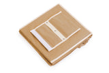Hanging 5-Tier Closet Organizer - 2 Pack Beige Storage Solution for Clothes - Rear View