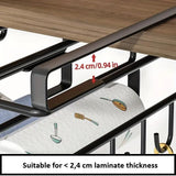 Multifunctional Under Cabinet Cutting Board Metal Holder Organiser - Extra Image