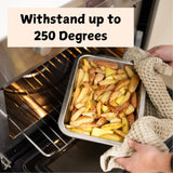 Chopping Board with with 2 Organiser Stainless Steel Trays Containers - Rear View