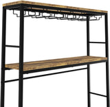CARLA HOME Large Wine Rack for 20 Bottles with Wood Countertop and Sturdy Metal Frame - Extra Image
