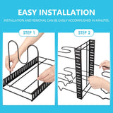 CARLA HOME Adjustable 8-Tier Pan Rack Pot Organizer for Kitchen Cabinet - Extra Image