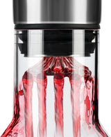 CARLA HOME Iceberg Wine Decanter with Aerator Filter and Lid - Close-Up Angle