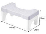 CARLA HOME Toilet Poop Stool Squat Adult for Easy Pooping for Bathroom Adults and Kids - Low Angle