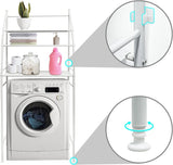 CARLA HOME 3-Tier Over Washing Machine Storage Rack for Laundry Room Space Saving, Towels, Detergent & Bathroom Essentials - Top-Down View