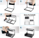 CARLA HOME 2 Pack Under Sink Organiser with Sliding Drawers for Kitchen & Bathroom - Extra Image