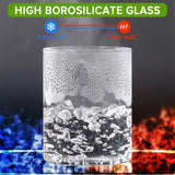 CARLA HOME 12 Pack Glass Storage Jars with Bamboo Lids for Kitchen Pantry, Pasta, Snacks, Cookies, Candy & More - 45-Degree Angle