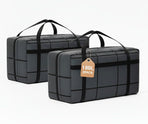 CARLA HOME 2-Pack 180L Extra Large Moving Storage Bags with Handles & Duty Zippered for Clothes, Travel, Space Saving & Camping