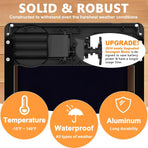CARLA HOME Automatic Chicken Coop Door Opener with Timer Control, Anti-Pinch Protection, LCD Display & Battery Powered for Backyard Chickens