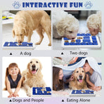 CARLA HOME Interactive Dog Puzzle Toy Slow Feeder Treat Dispenser for Dogs & Cats
