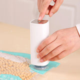 CARLA HOME Automatic Vacuum Sealer Kit - 10 Reusable Bags - White - Food Vacuum Set - 45-Degree Angle
