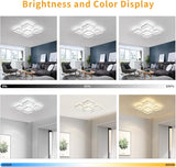 Modern LED Ceiling Light Remote Control (60 cm) - 45-Degree Angle