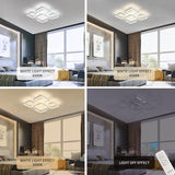 Modern LED Ceiling Light Remote Control (60 cm) - Close-Up Angle