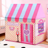 CARLA HOME Kids Ice Cream Bakery Play Tent Pink Pop Up Playhouse - Outdoor Play Equipment Play Tents & Tunnels - Front View