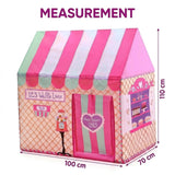 CARLA HOME Kids Ice Cream Bakery Play Tent Pink Pop Up Playhouse - Outdoor Play Equipment Play Tents & Tunnels - Side View