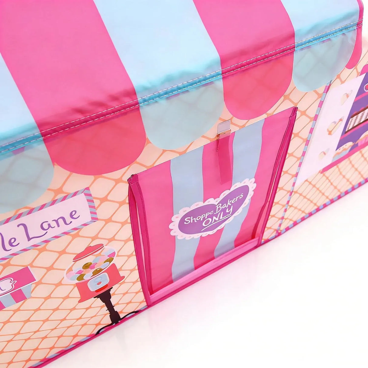 CARLA HOME Kids Ice Cream Bakery Play Tent Pink Pop Up Playhouse - Outdoor Play Equipment Play Tents & Tunnels