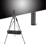 CARLA HOME Metal Monitor Stand Riser with Drawer - Black - Office - Monitor Stand Storage - Extra Image