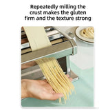 CARLA HOME Pasta Maker Machine - Hand Crank Noodle Maker - Grey - Kitchen Appliances Pasta Makers - Top-Down View