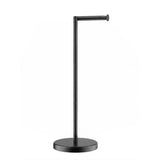 CARLA HOME Toilet Paper Holder Stand with Storage - Black - METAL - Bathroom Accessories Toilet Paper Holders - Extra Image