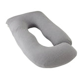 CARLA HOME U Shaped Pregnancy Pillow for Full Body Support Grey - Polyester - Full Body Pillow - Extra Image