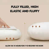 CARLA HOME U Shape Pregnancy Pillow Full Body Support - Green - Polyester - Full Body Pillow - Rear View