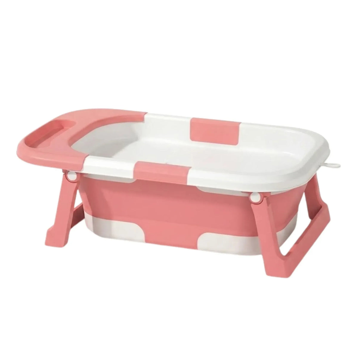 CARLA HOME Foldable Baby Bath Tub with Collapsible Toddler - Pink