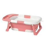 CARLA HOME Foldable Baby Bath Tub with Collapsible Toddler - Pink - Extra Image